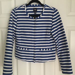 GAP  blue and white striped jacket